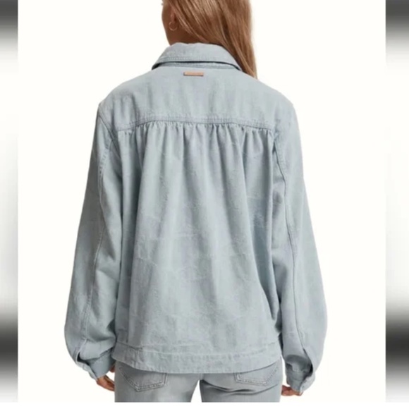 NWT scotch and soda oversized trucker denim jacket size XS - Picture 8 of 11